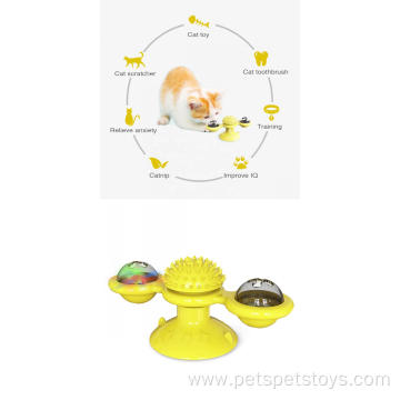 Pet Wholesale Interactive Windmill Cat Toy Cats